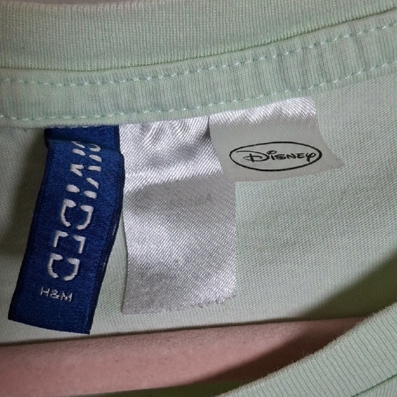 Divided Light Green Cartoon Tee - Picture 5 of 5